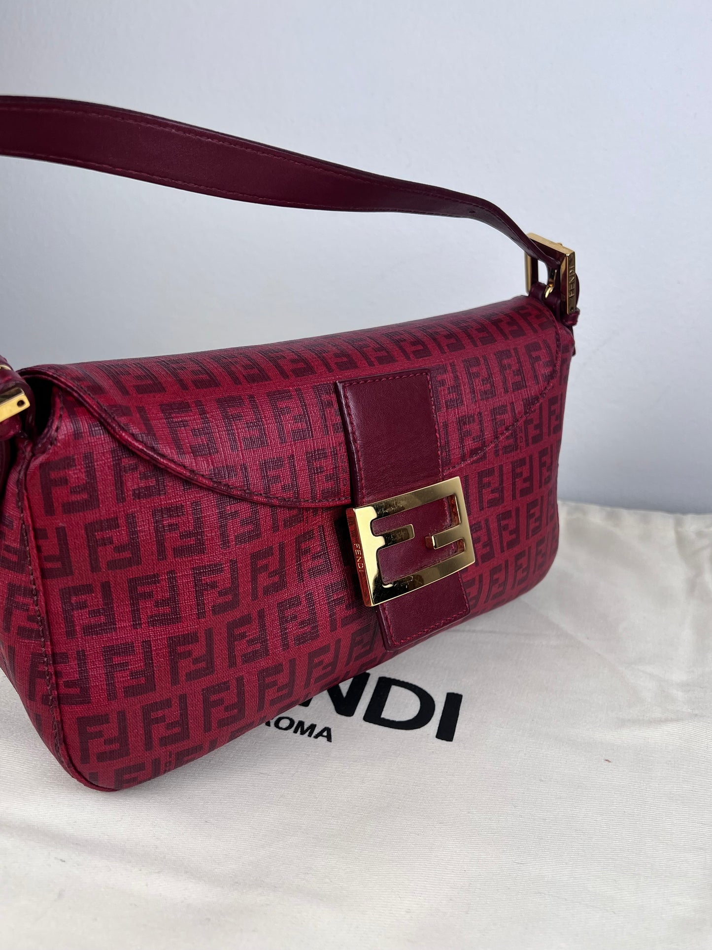 Fendi Baguette Zucchino Rossa