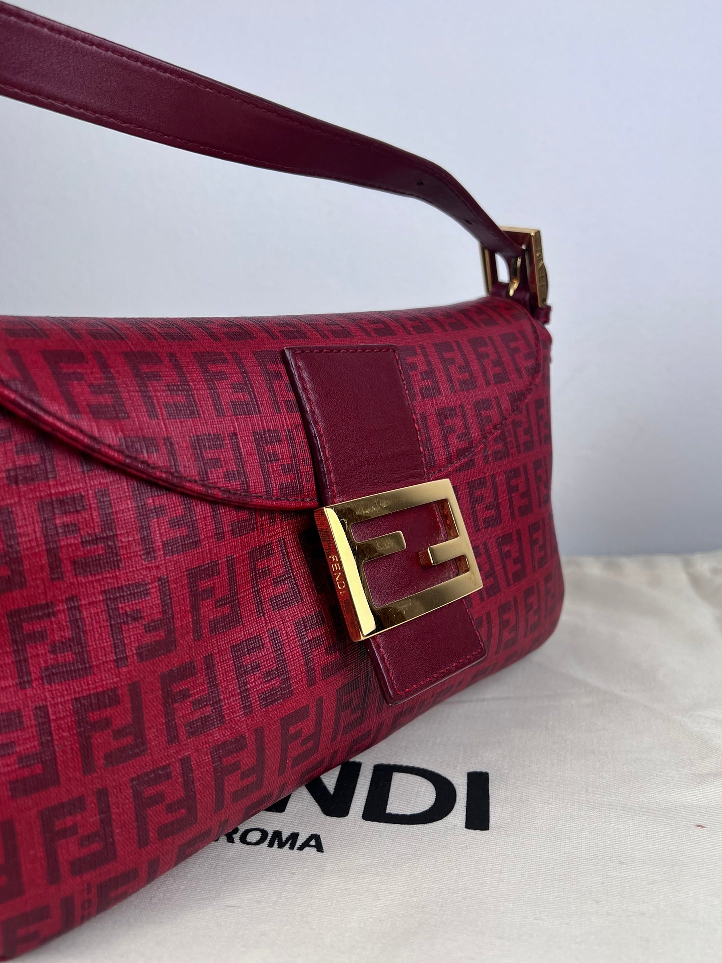 Fendi Baguette Zucchino Rossa