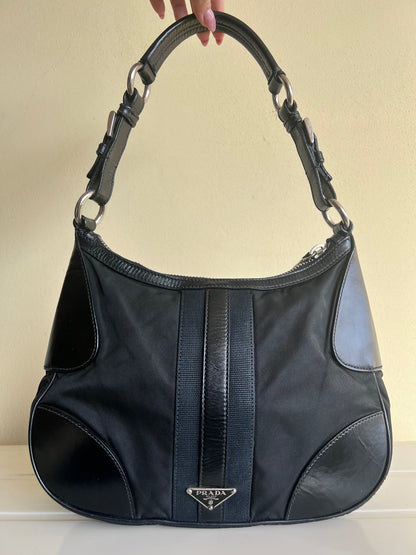 Prada Hobo nylon e pelle
