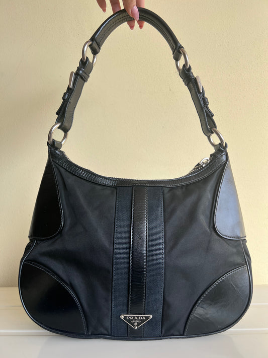 Prada Hobo nylon e pelle