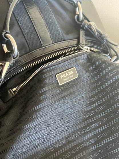 Prada Hobo nylon e pelle