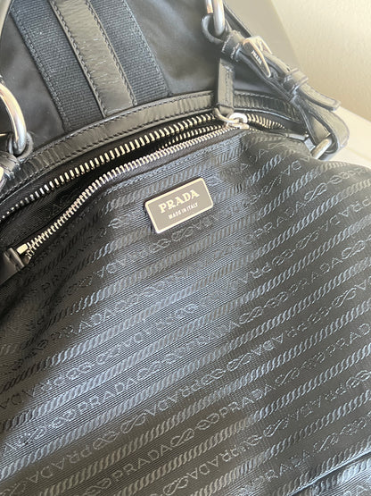 Prada Hobo nylon e pelle