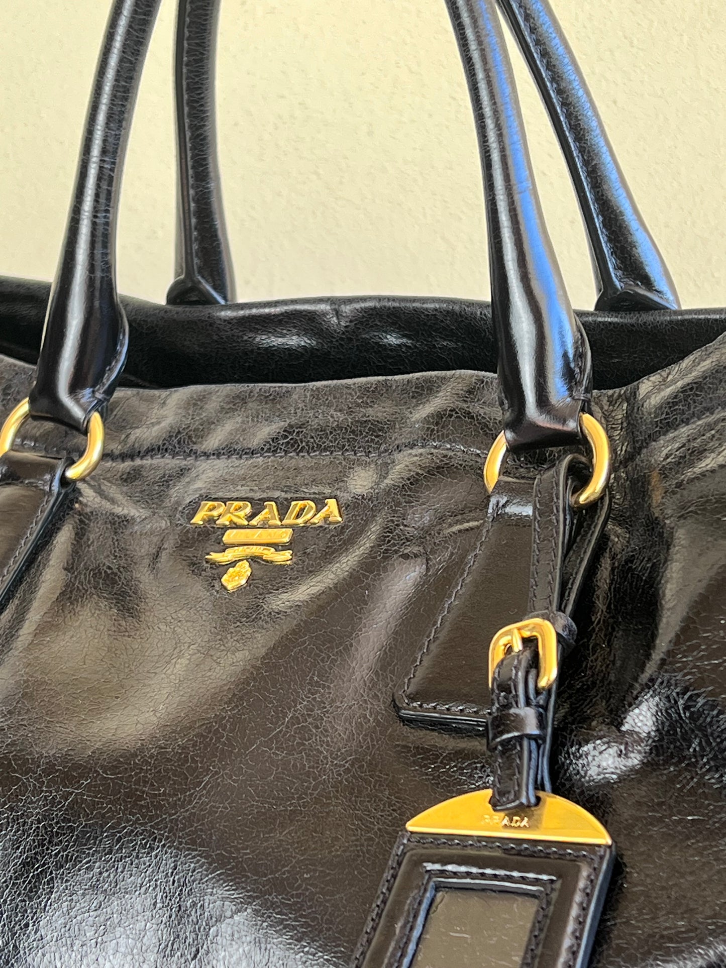Prada Vitello Lux shine Nera