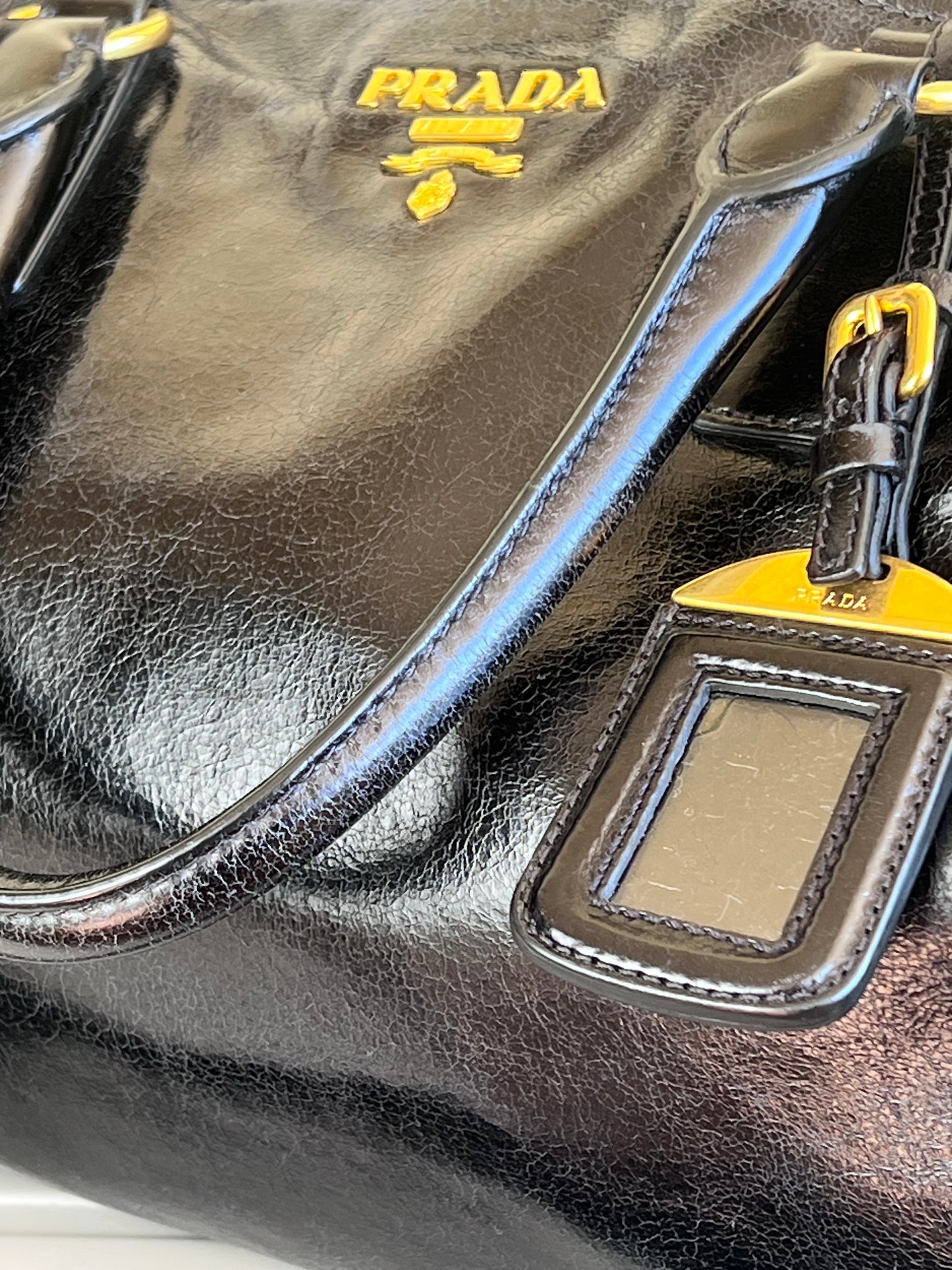 Prada Vitello Lux shine Nera