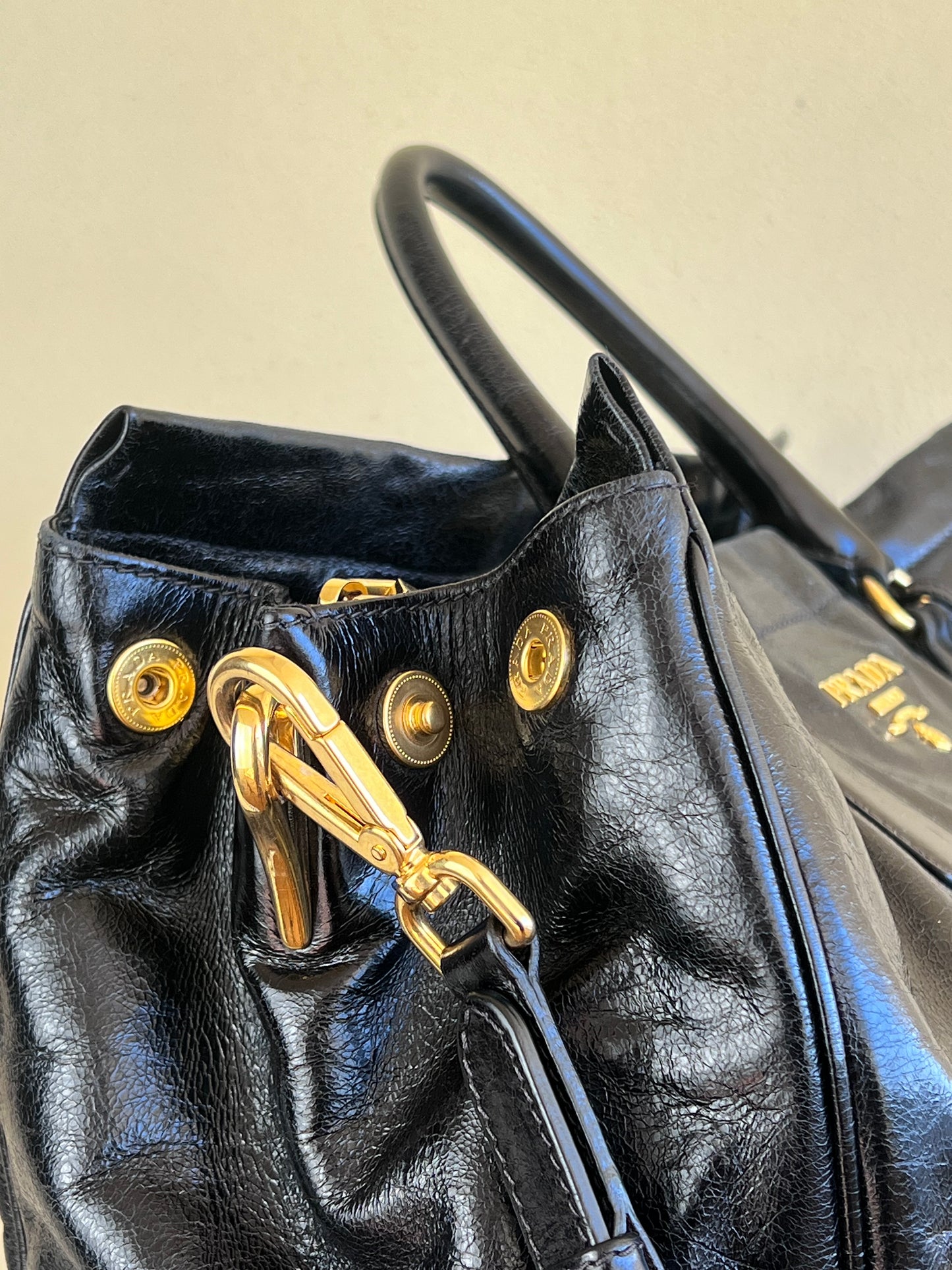 Prada Vitello Lux shine Nera