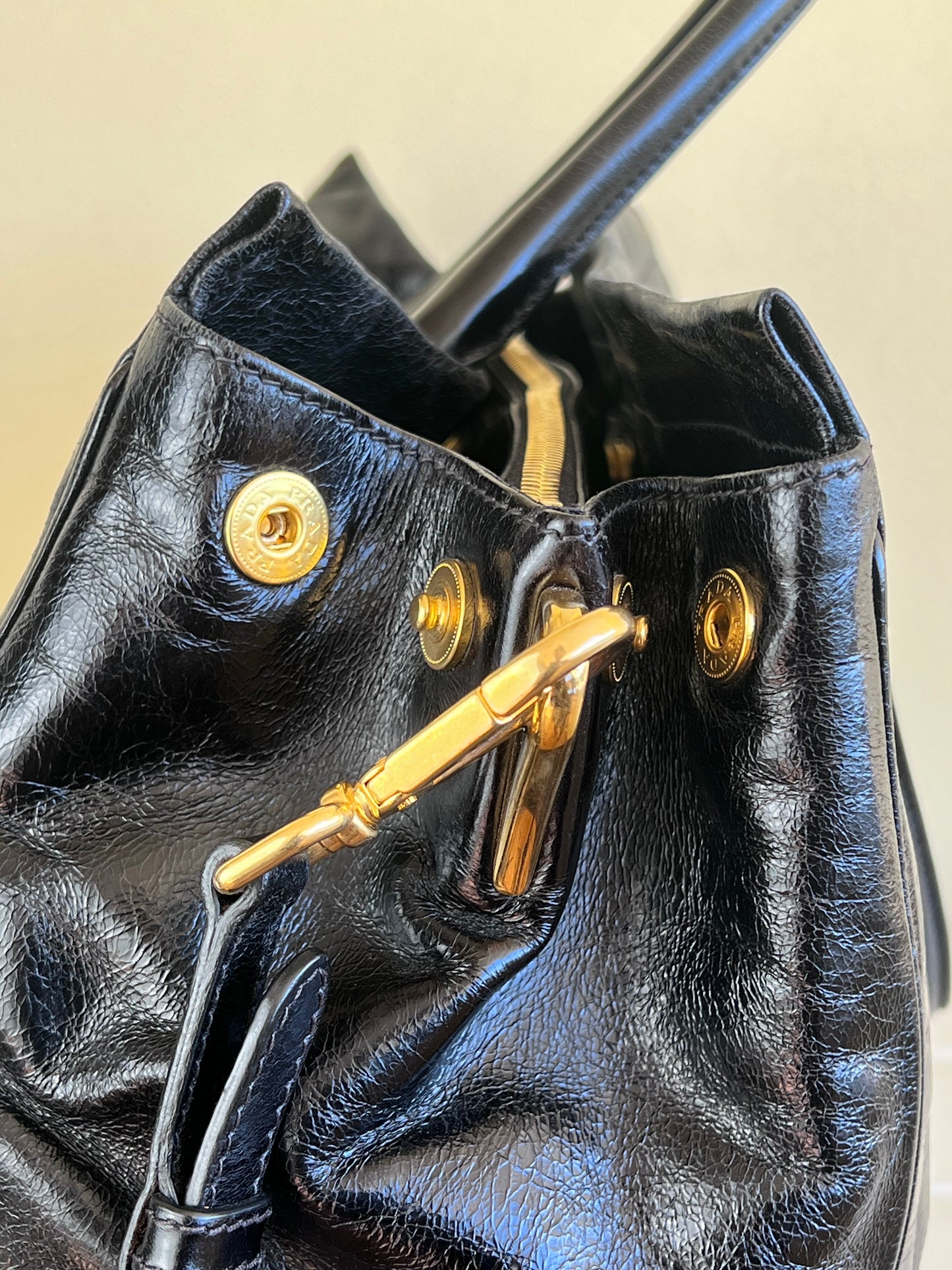 Prada Vitello Lux shine Nera