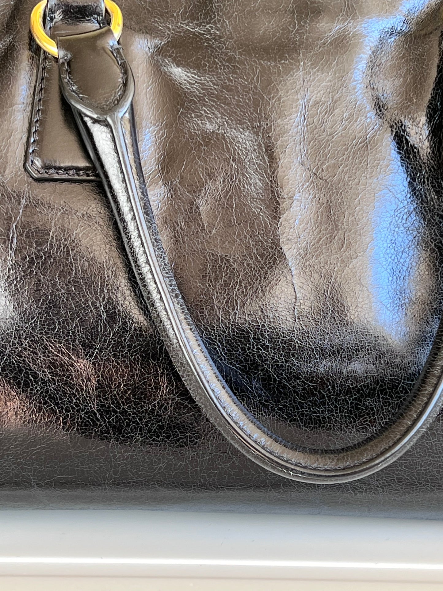 Prada Vitello Lux shine Nera