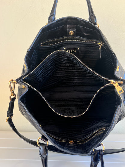 Prada Vitello Lux shine Nera