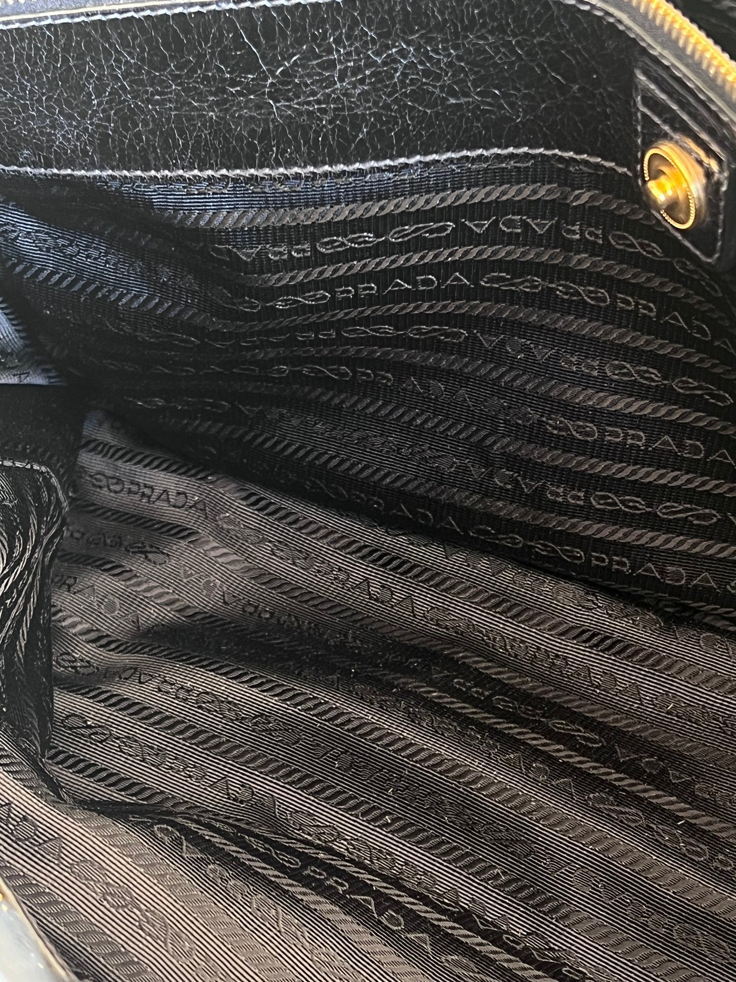 Prada Vitello Lux shine Nera