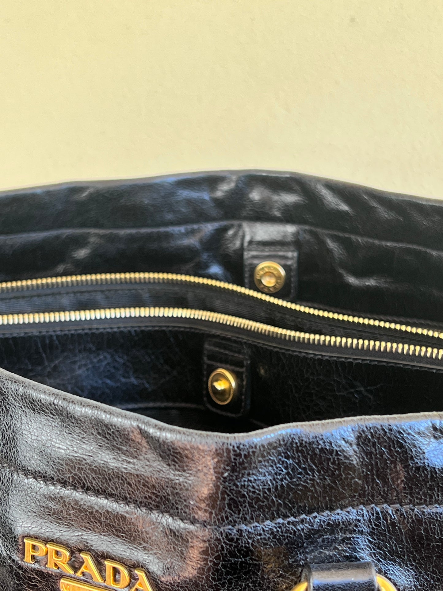 Prada Vitello Lux shine Nera