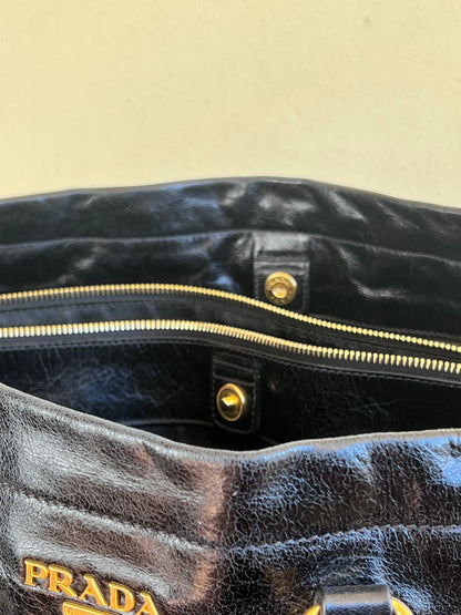 Prada Vitello Lux shine Nera