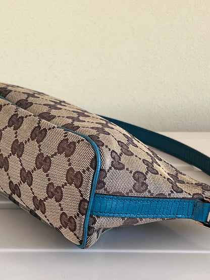Gucci boat bag turquoise