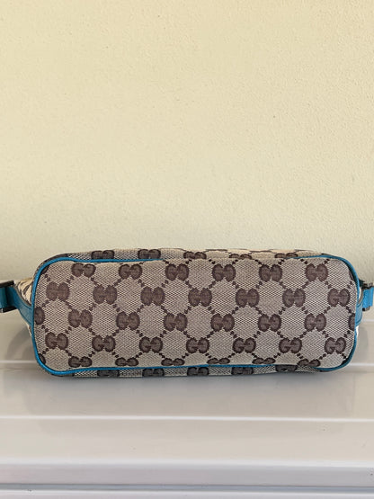 Gucci boat bag turquoise