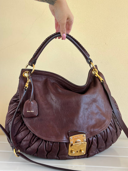 Miu Miu Coffer Brown