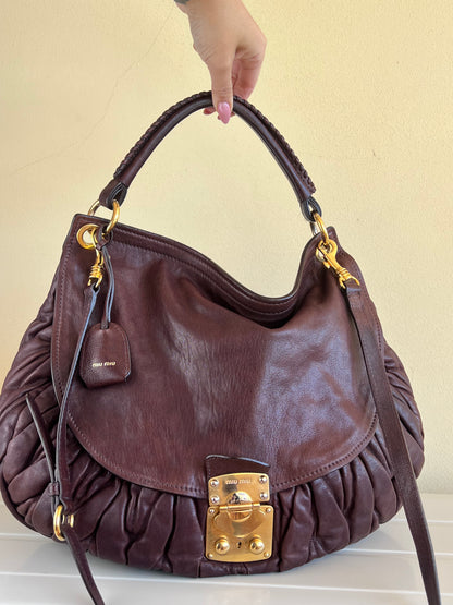 Miu Miu Coffer Brown
