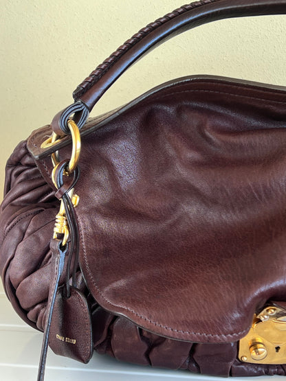 Miu Miu Coffer Brown