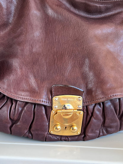 Miu Miu Coffer Brown