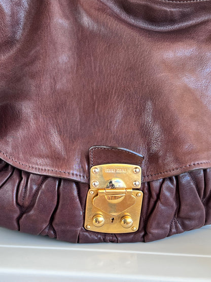 Miu Miu Coffer Brown