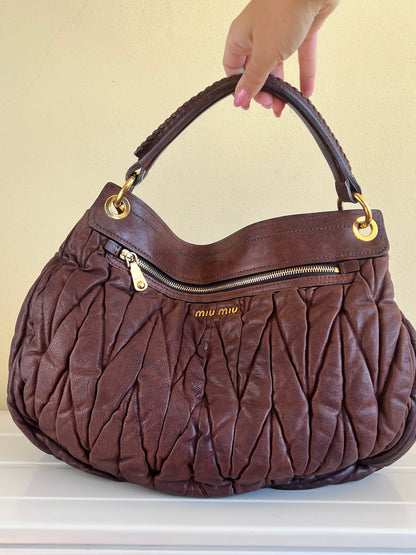 Miu Miu Coffer Brown