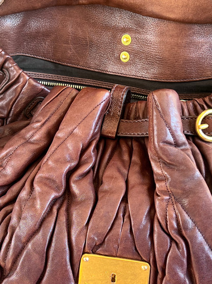 Miu Miu Coffer Brown