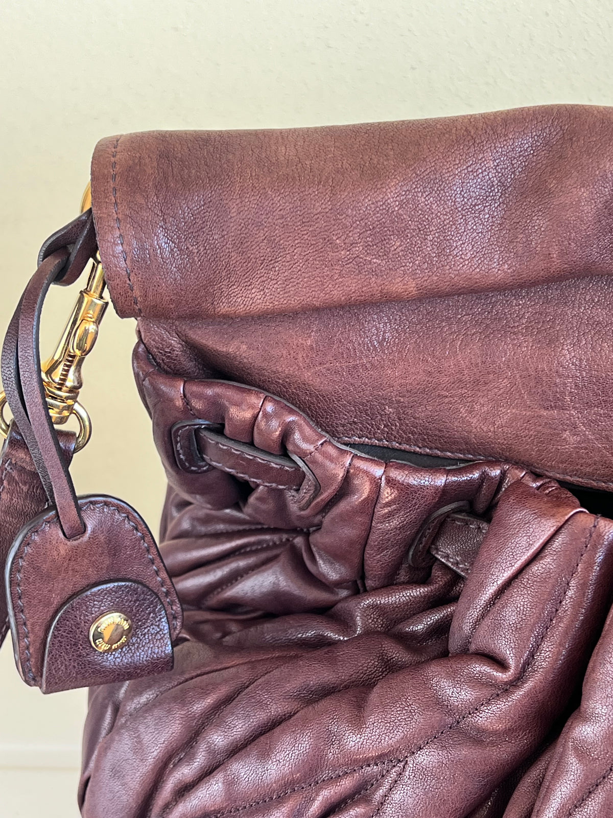 Miu Miu Coffer Brown