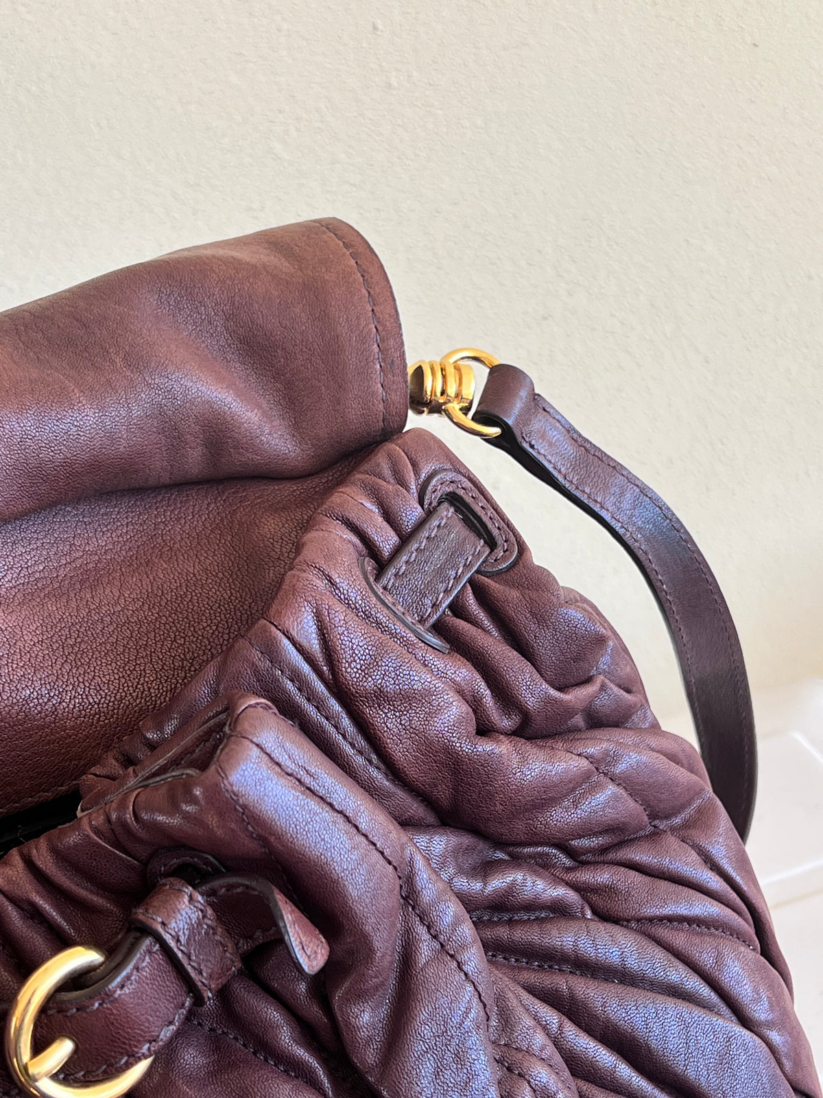 Miu Miu Coffer Brown