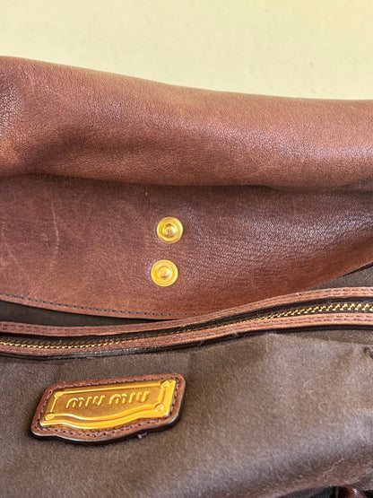 Miu Miu Coffer Brown
