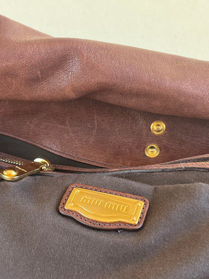 Miu Miu Coffer Brown
