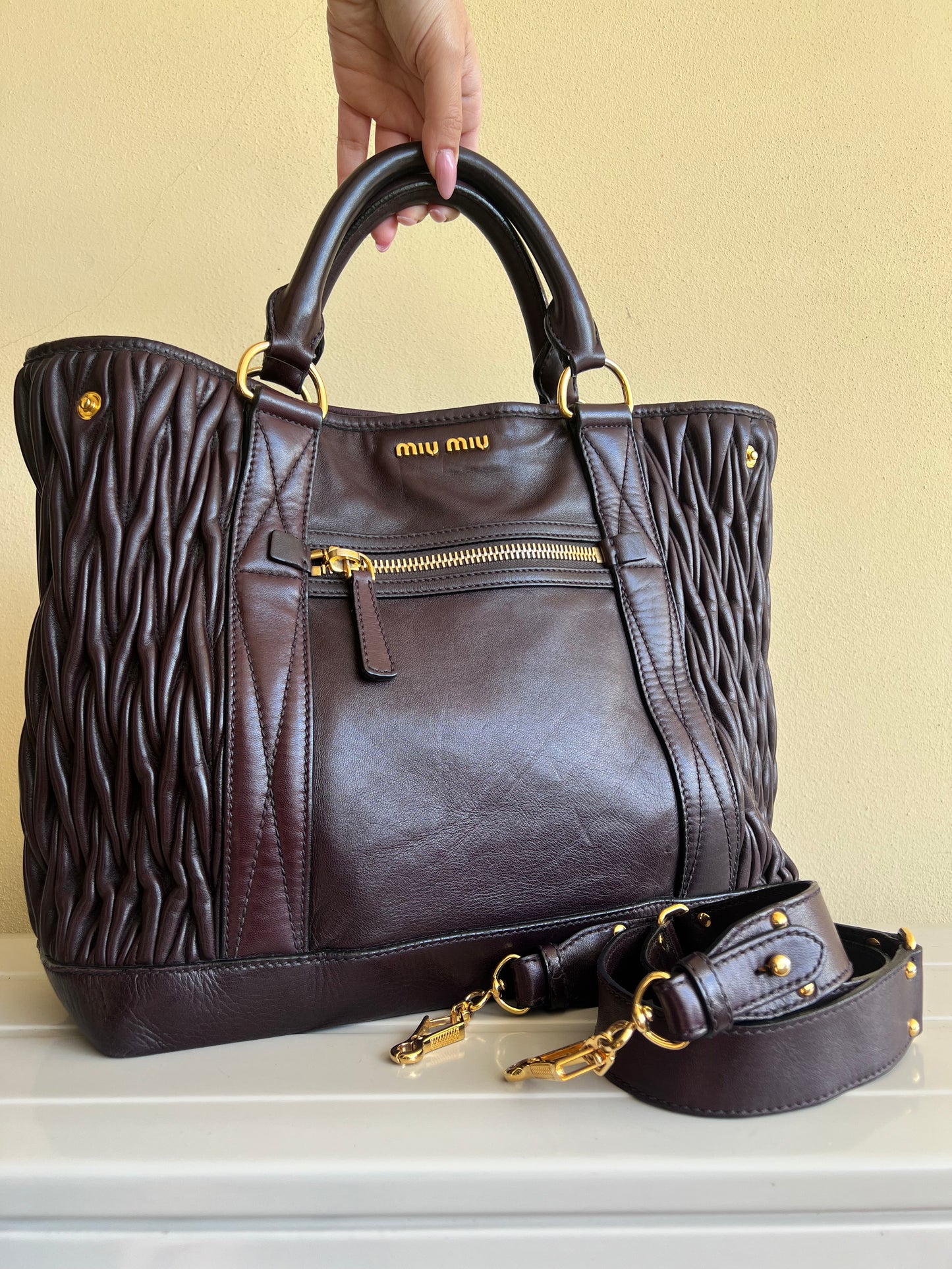 Tote Miu Miu Choccolate