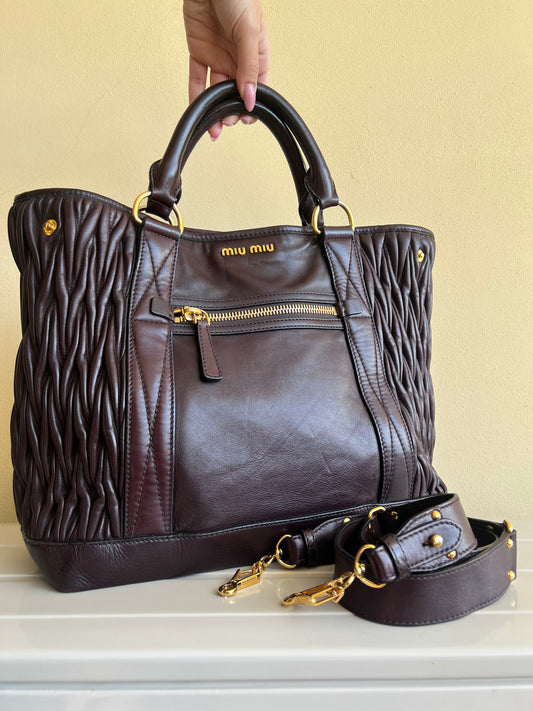 Tote Miu Miu Choccolate