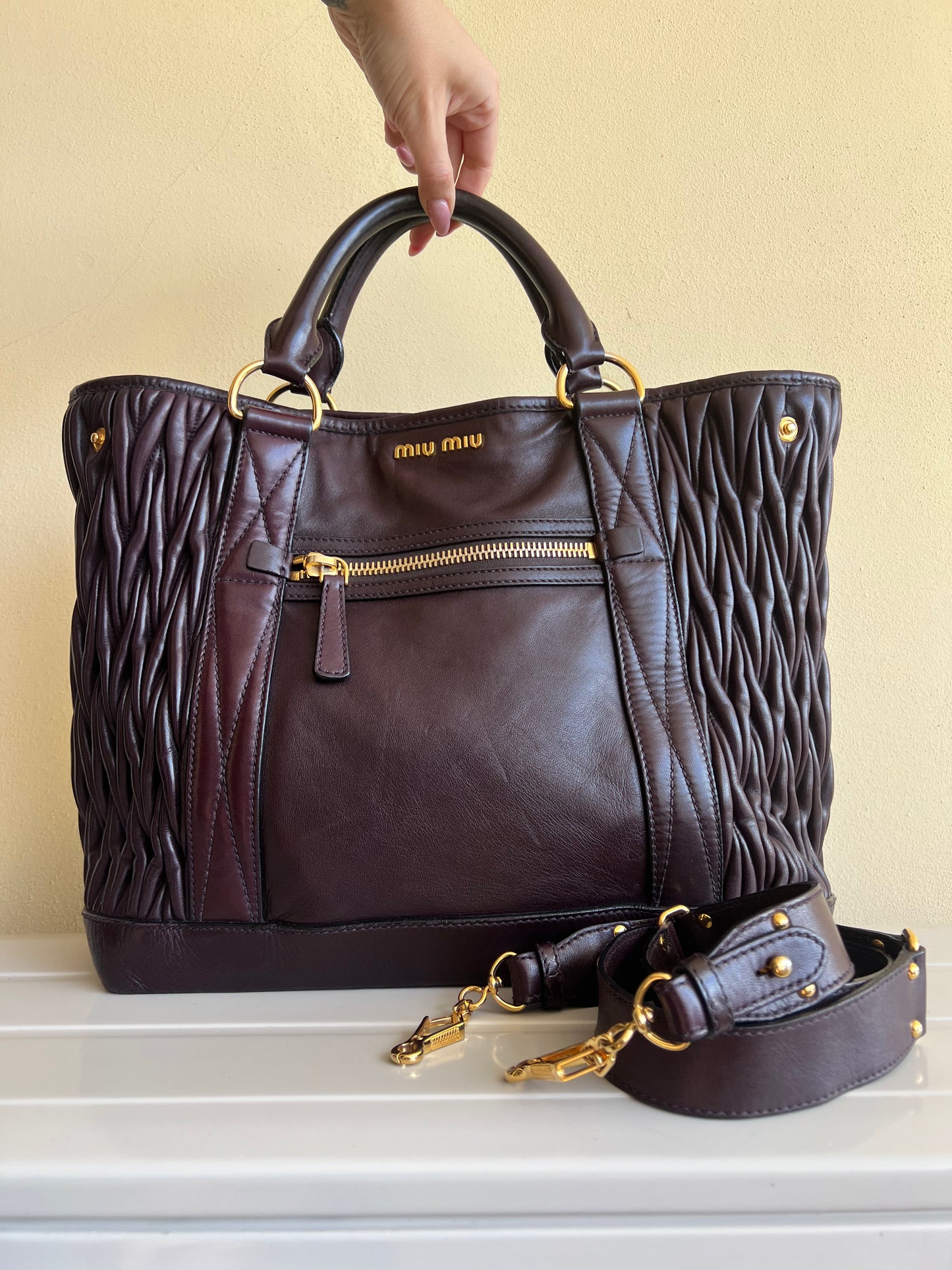 Tote Miu Miu Choccolate