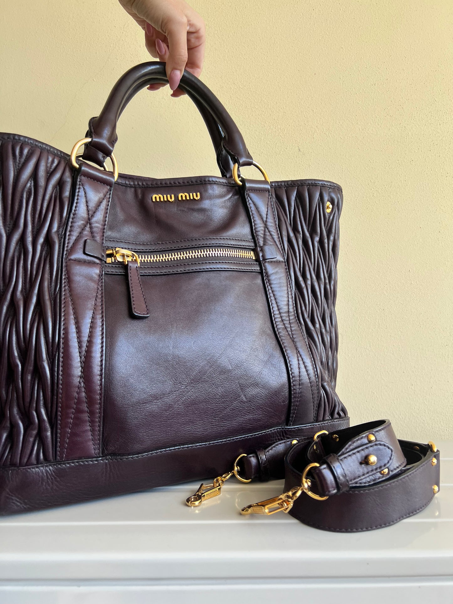 Tote Miu Miu Choccolate