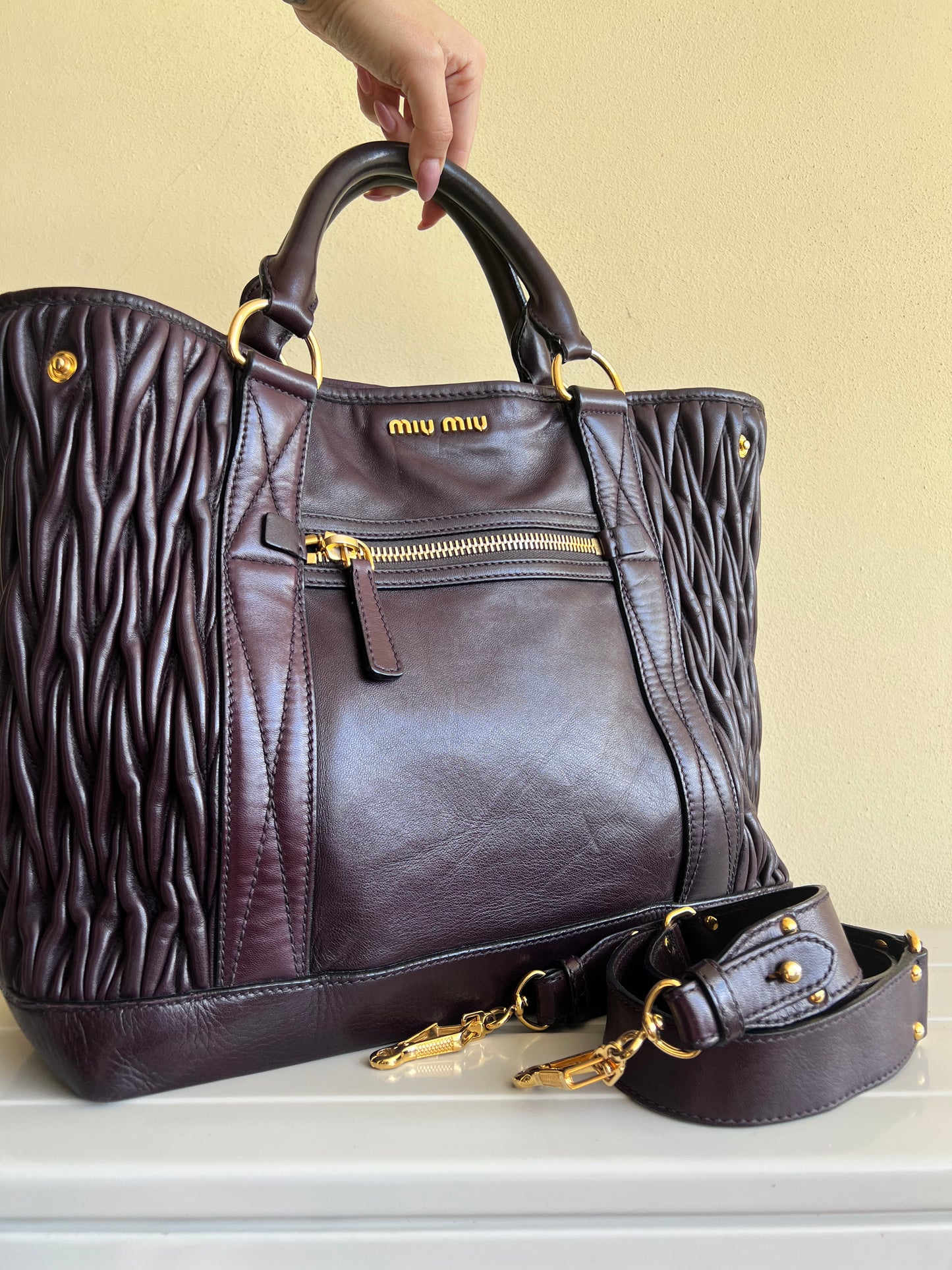 Tote Miu Miu Choccolate