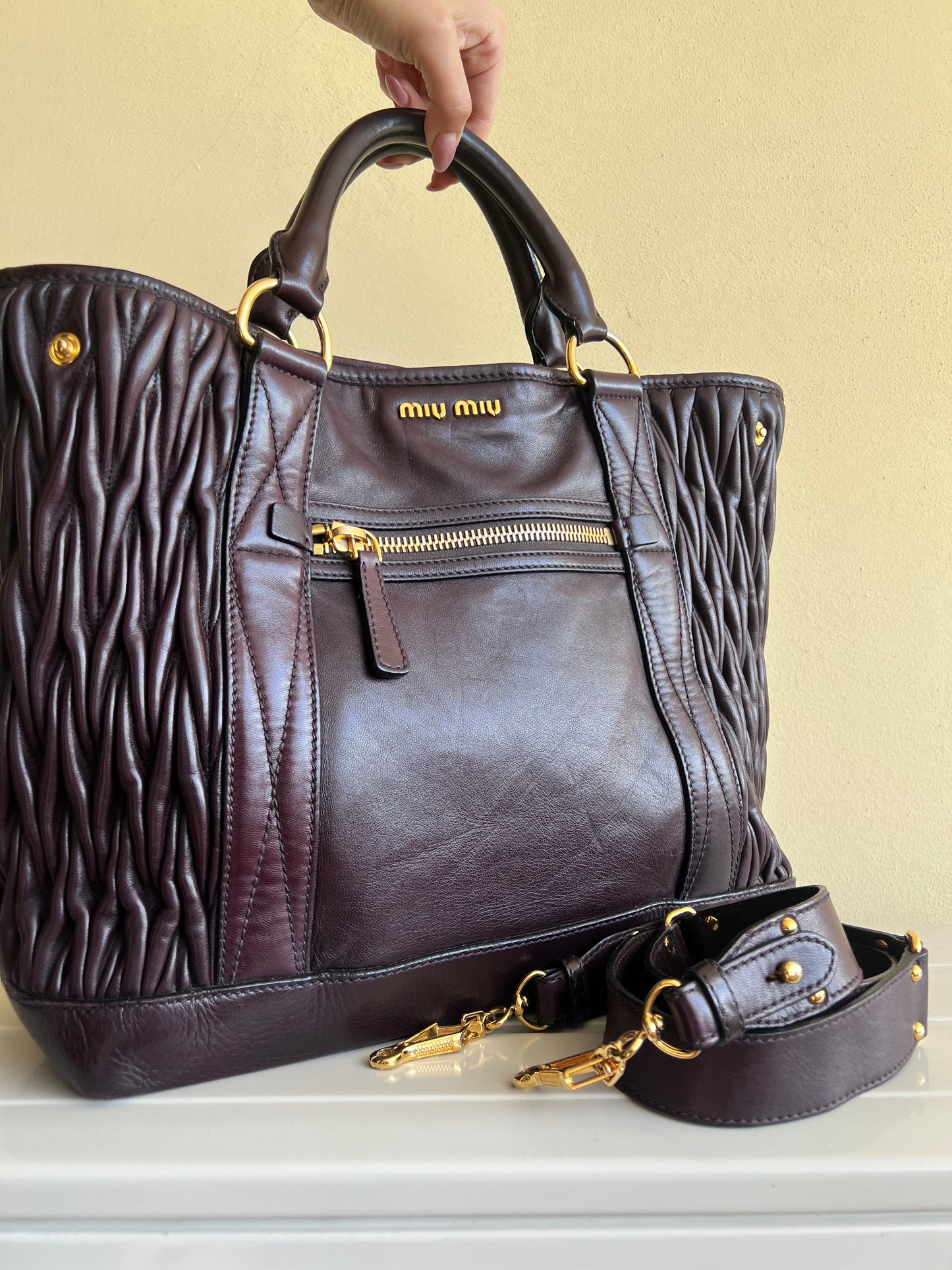 Tote Miu Miu Choccolate