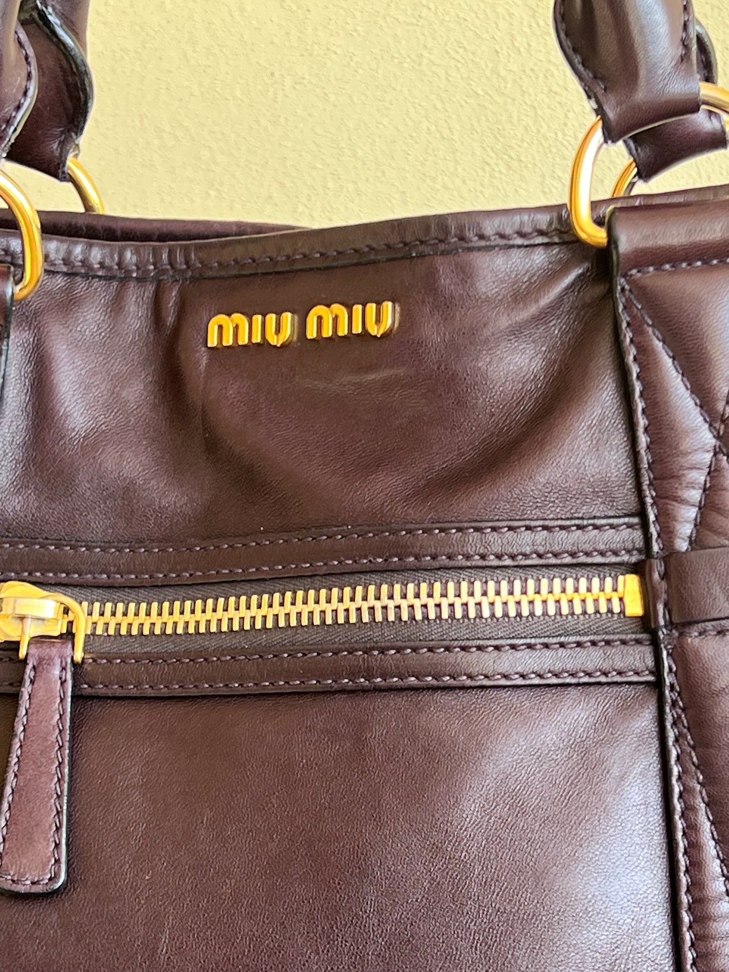 Tote Miu Miu Choccolate