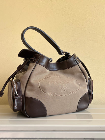 Prada hobo Jacquard Canvas