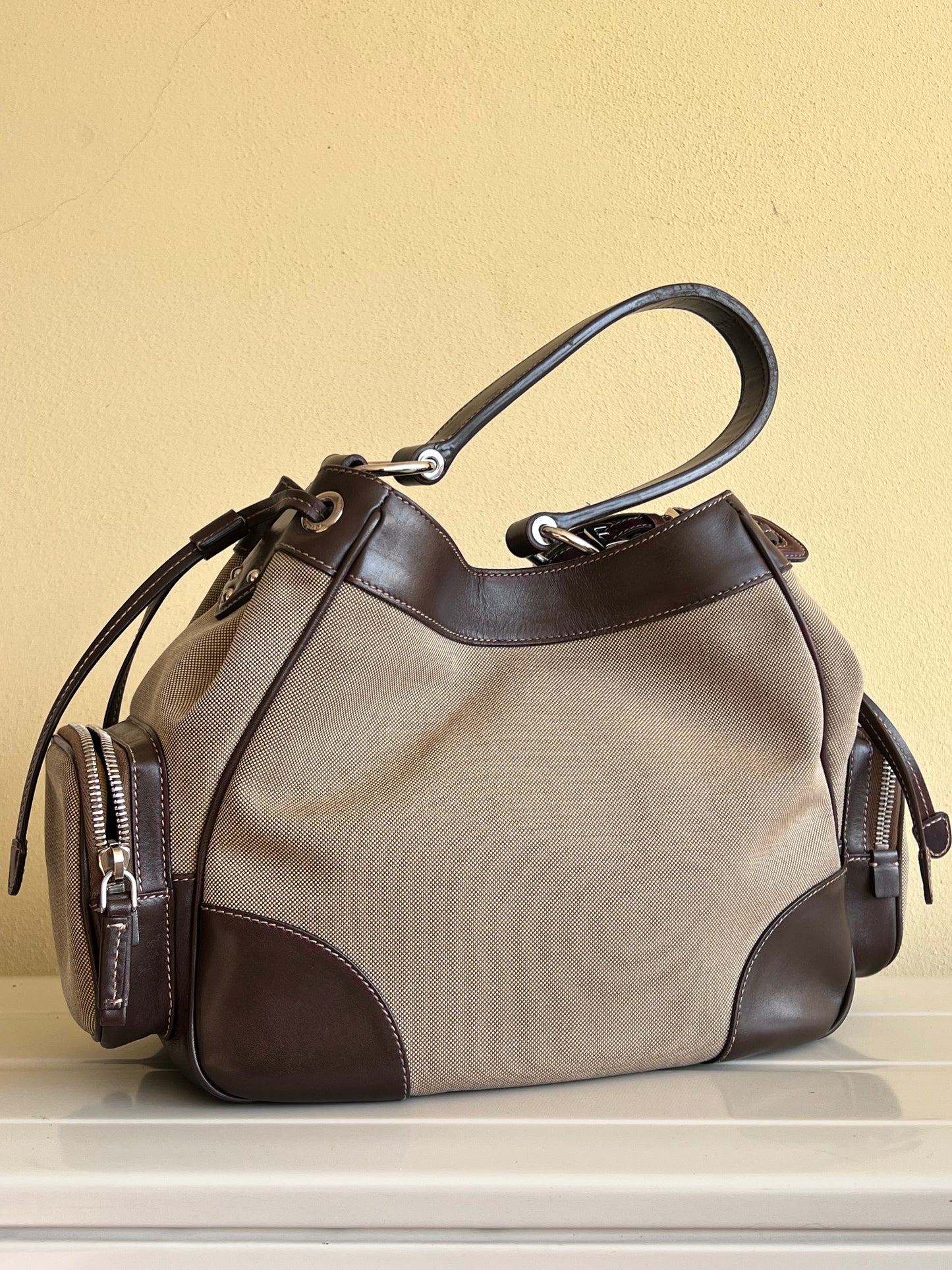 Prada hobo Jacquard Canvas