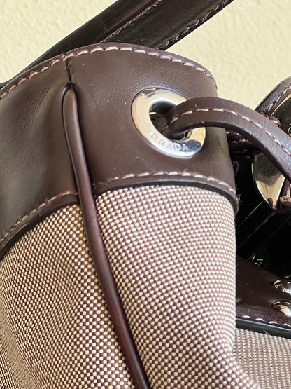 Prada hobo Jacquard Canvas