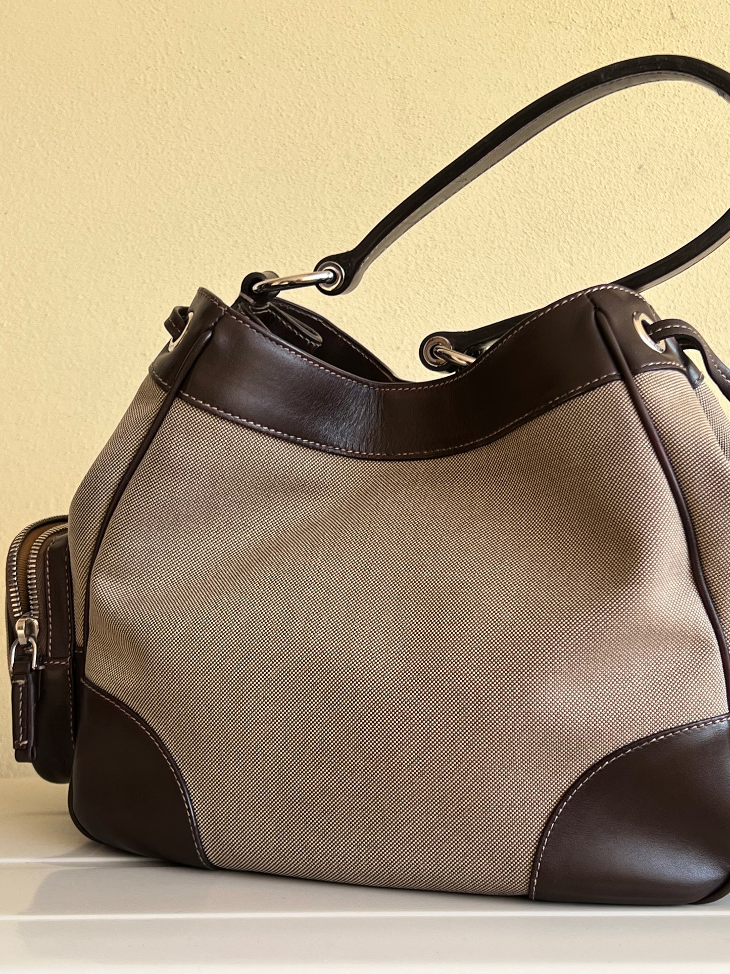 Prada hobo Jacquard Canvas