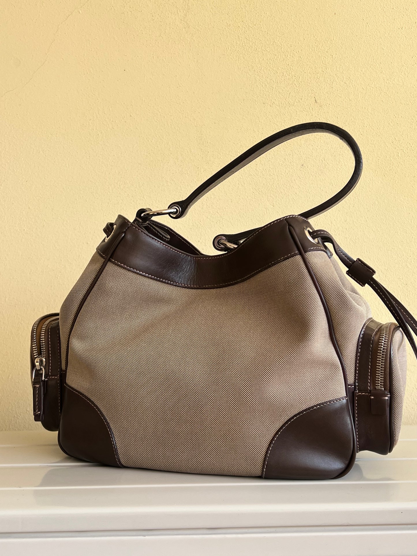Prada hobo Jacquard Canvas