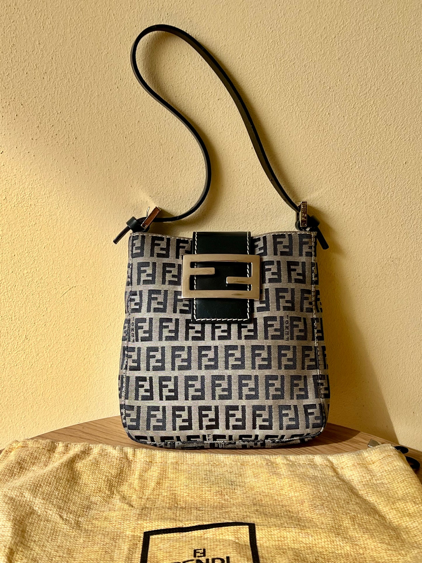 Fendi mini Baguette blue