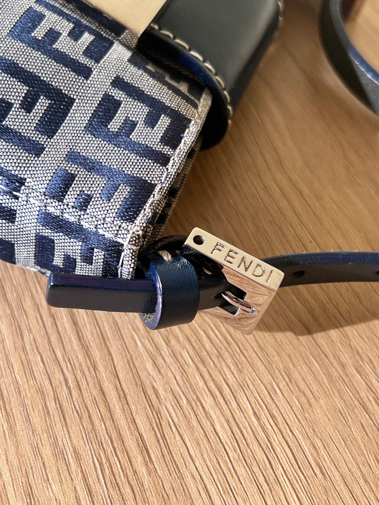 Fendi mini Baguette blue
