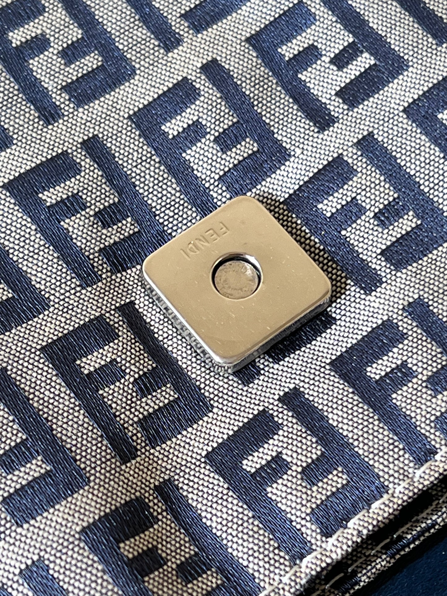 Fendi mini Baguette blue
