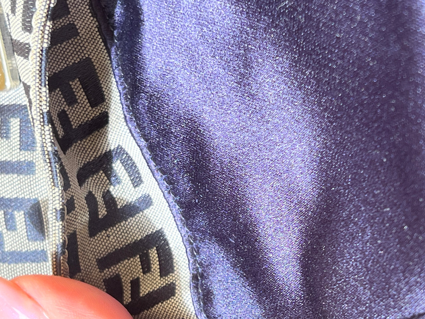 Fendi mini Baguette blue
