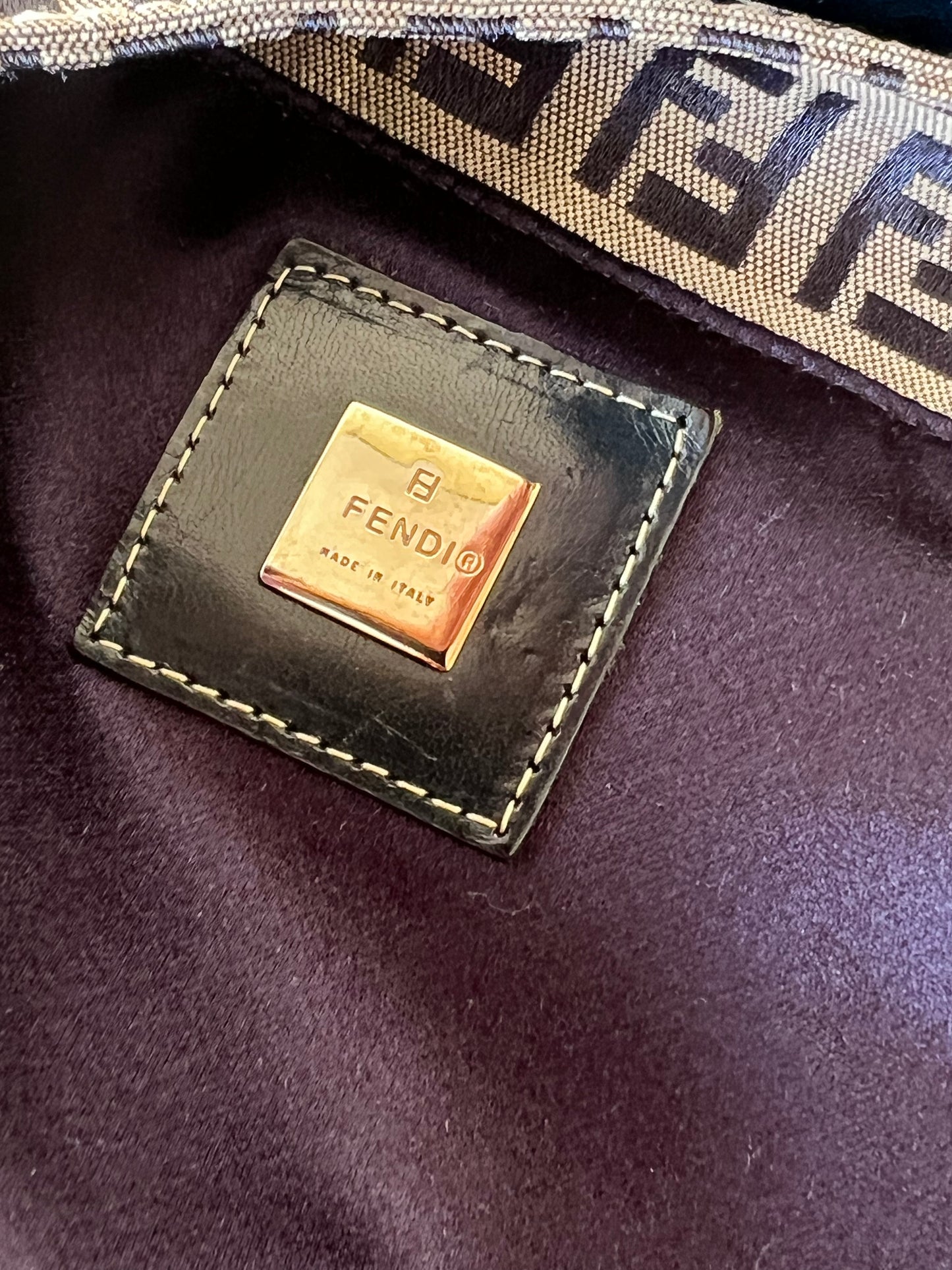 Fendi mini Baguette blue