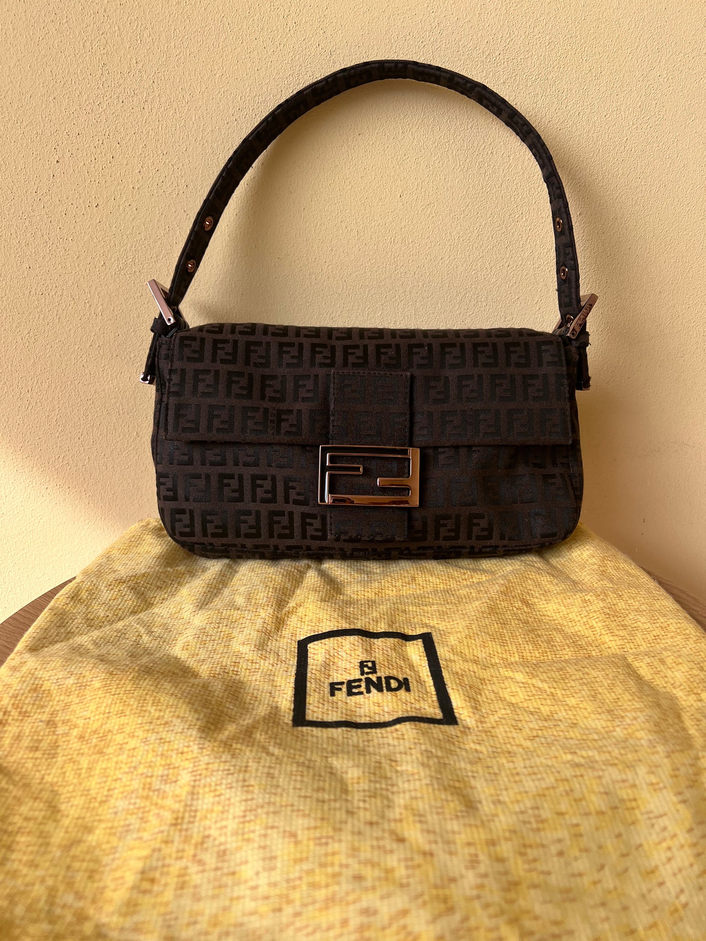 Fendi Zucchino Gold rose hardware