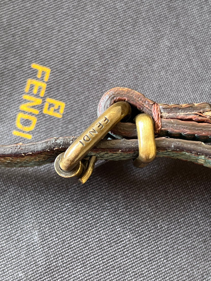 Fendi Oyster ricamo flower