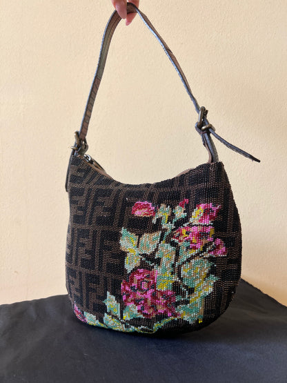 Fendi Oyster ricamo flower
