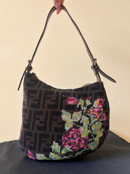 Fendi Oyster ricamo flower