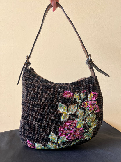 Fendi Oyster ricamo flower
